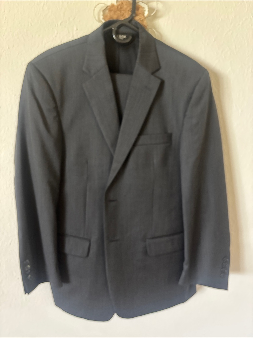 Jos. A. Bank Charcoal Single-Breasted Suit Blazer